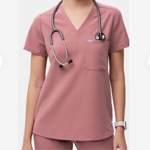 Figs Women’s Mauve Catarina Top Size XXS